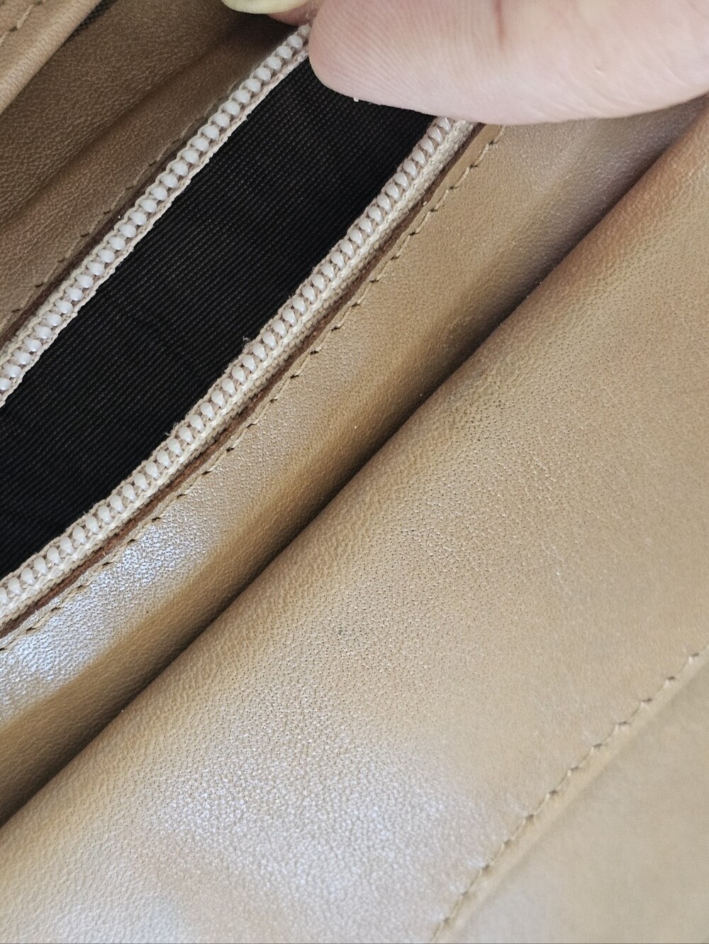 Vintage Dior Tan Canvas Wallet with Brown Leather Trim w COA - Picture 15 of 16